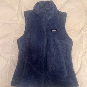 Blue Sherpa vest